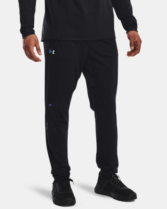 Men's UA RUSH™ Warm-Up Pants, Black, pdpMainDesktop image number 0